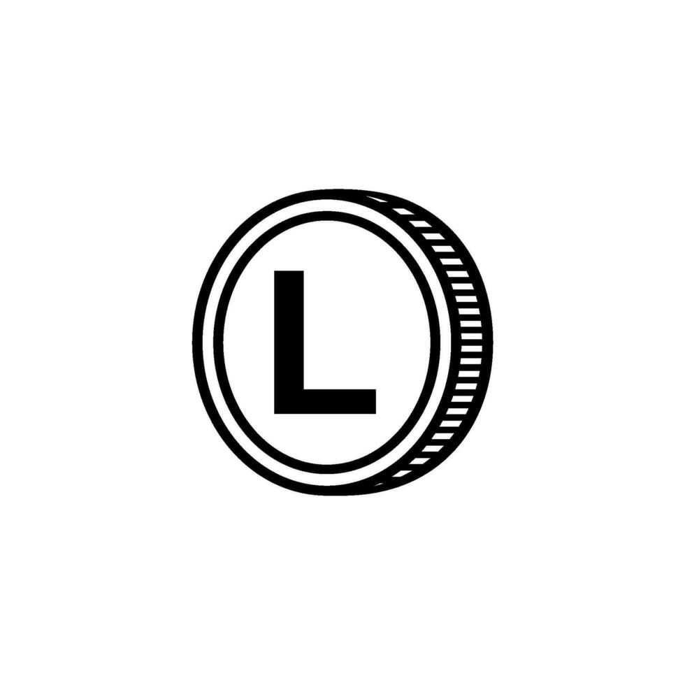 Moldova Currency Symbol, Moldovan Leu Icon, MDL Sign. Vector Illustration