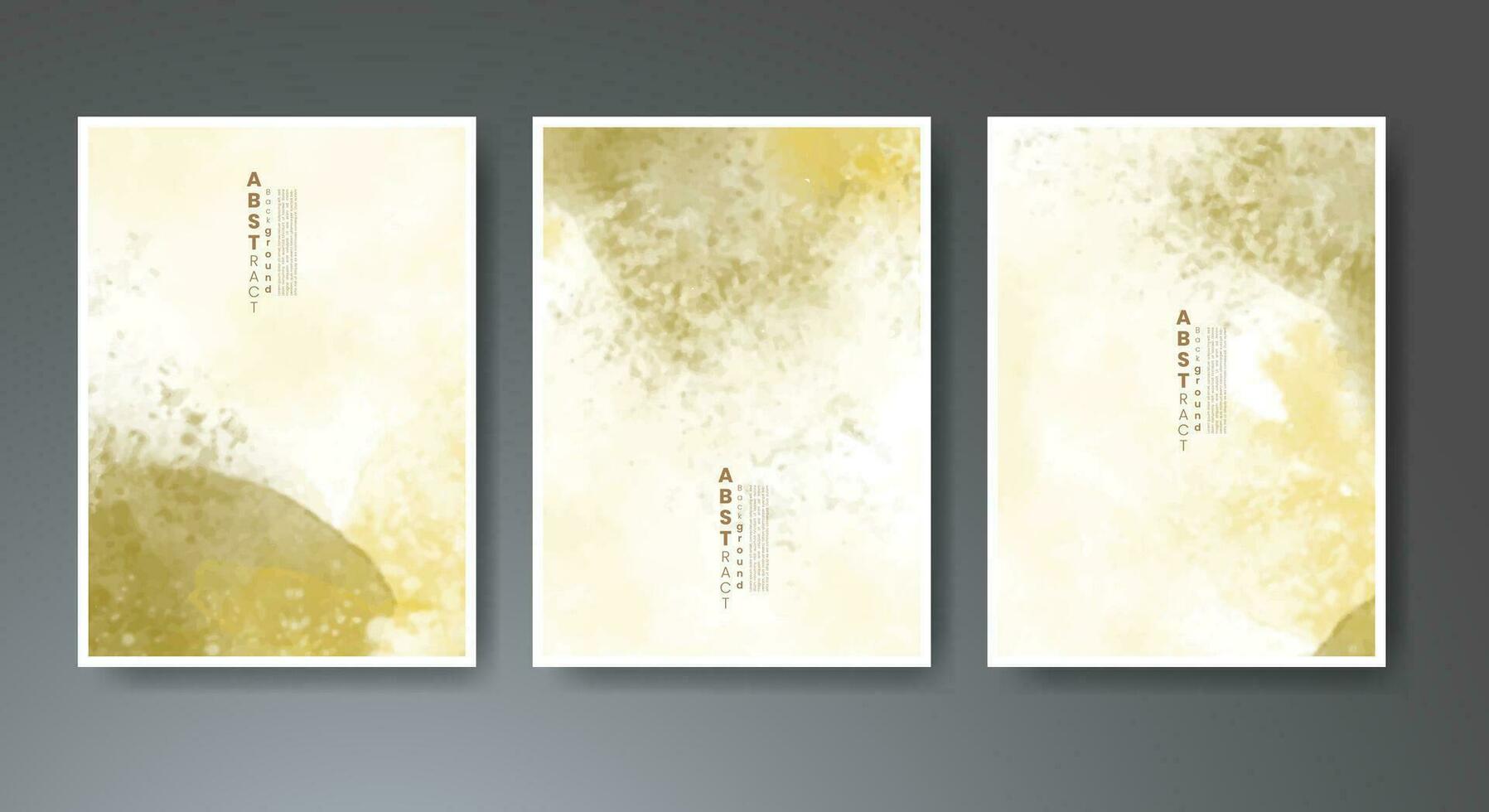 Set of soft bright watercolor background. Design for your cover, date, postcard, banner, logo. vector