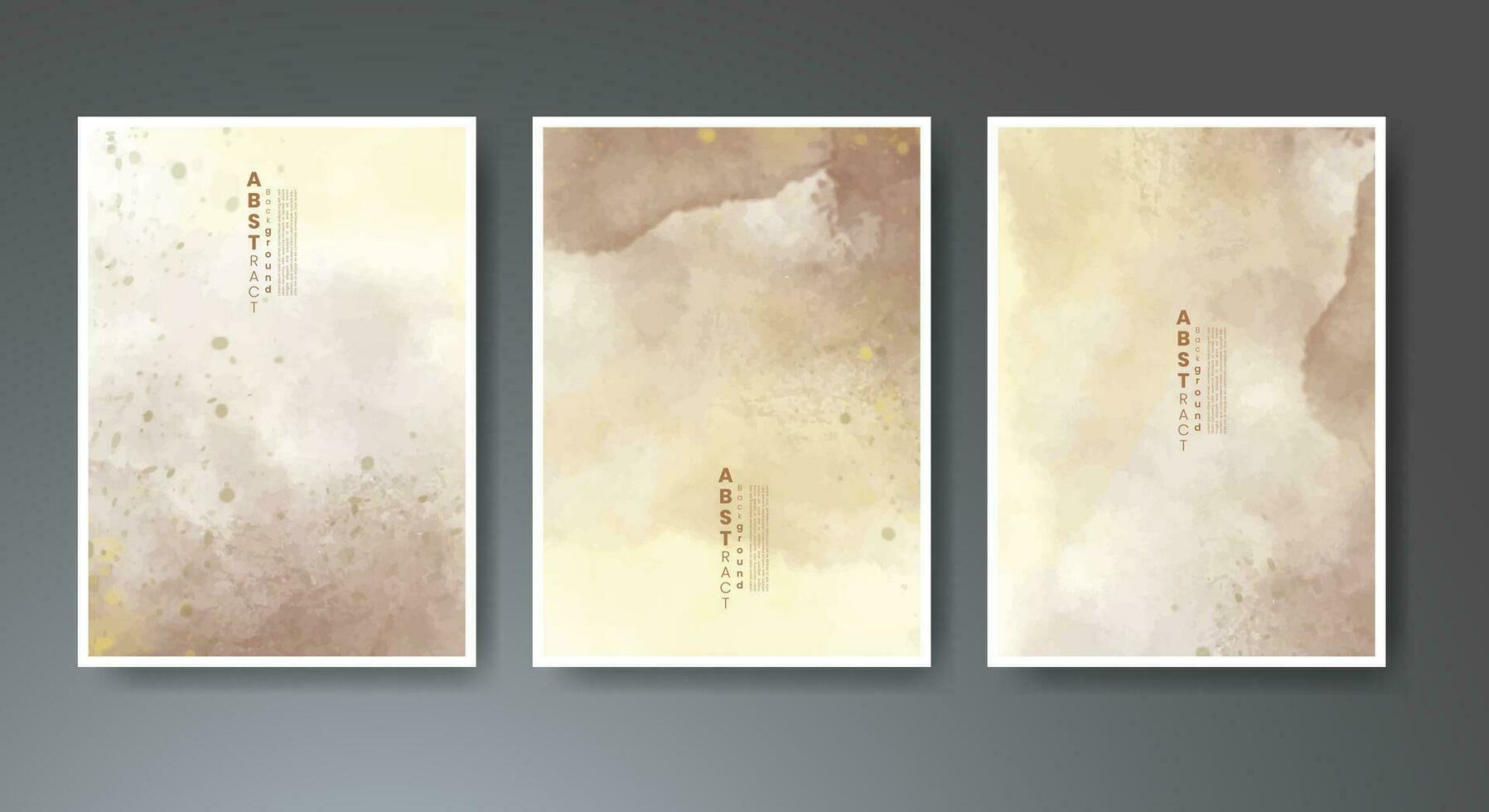 Set of soft bright watercolor background. Design for your cover, date, postcard, banner, logo. vector