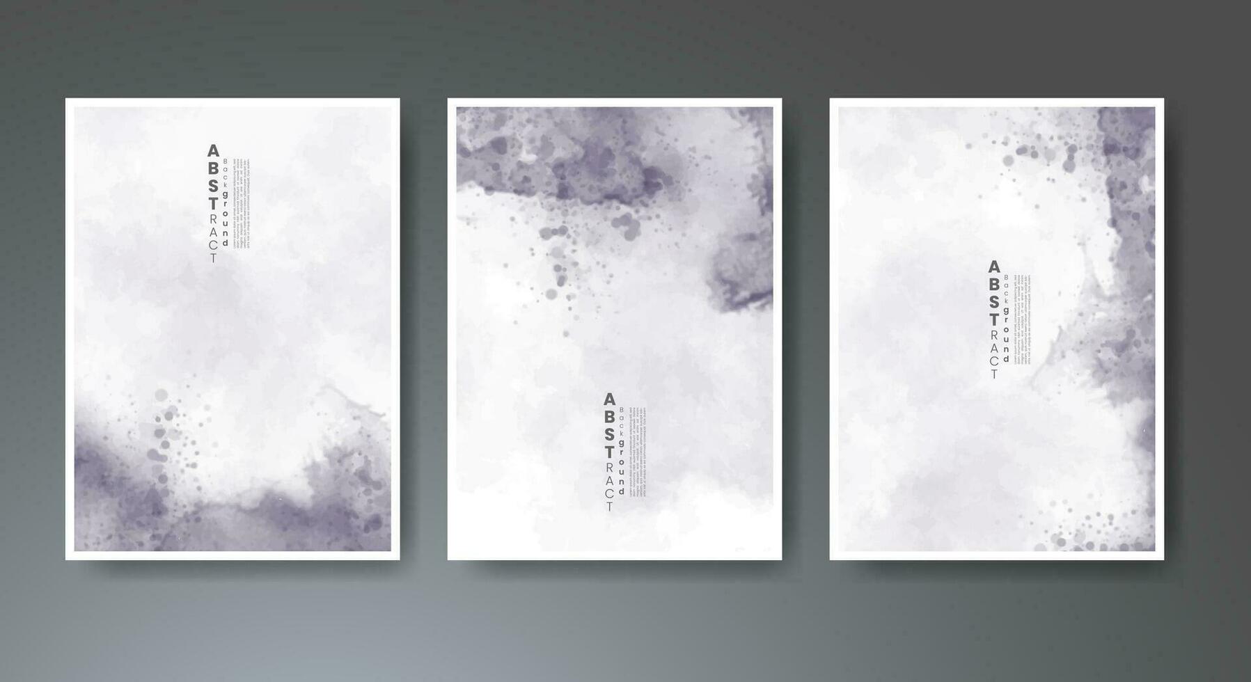 Set of soft bright watercolor background. Design for your cover, date, postcard, banner, logo. vector