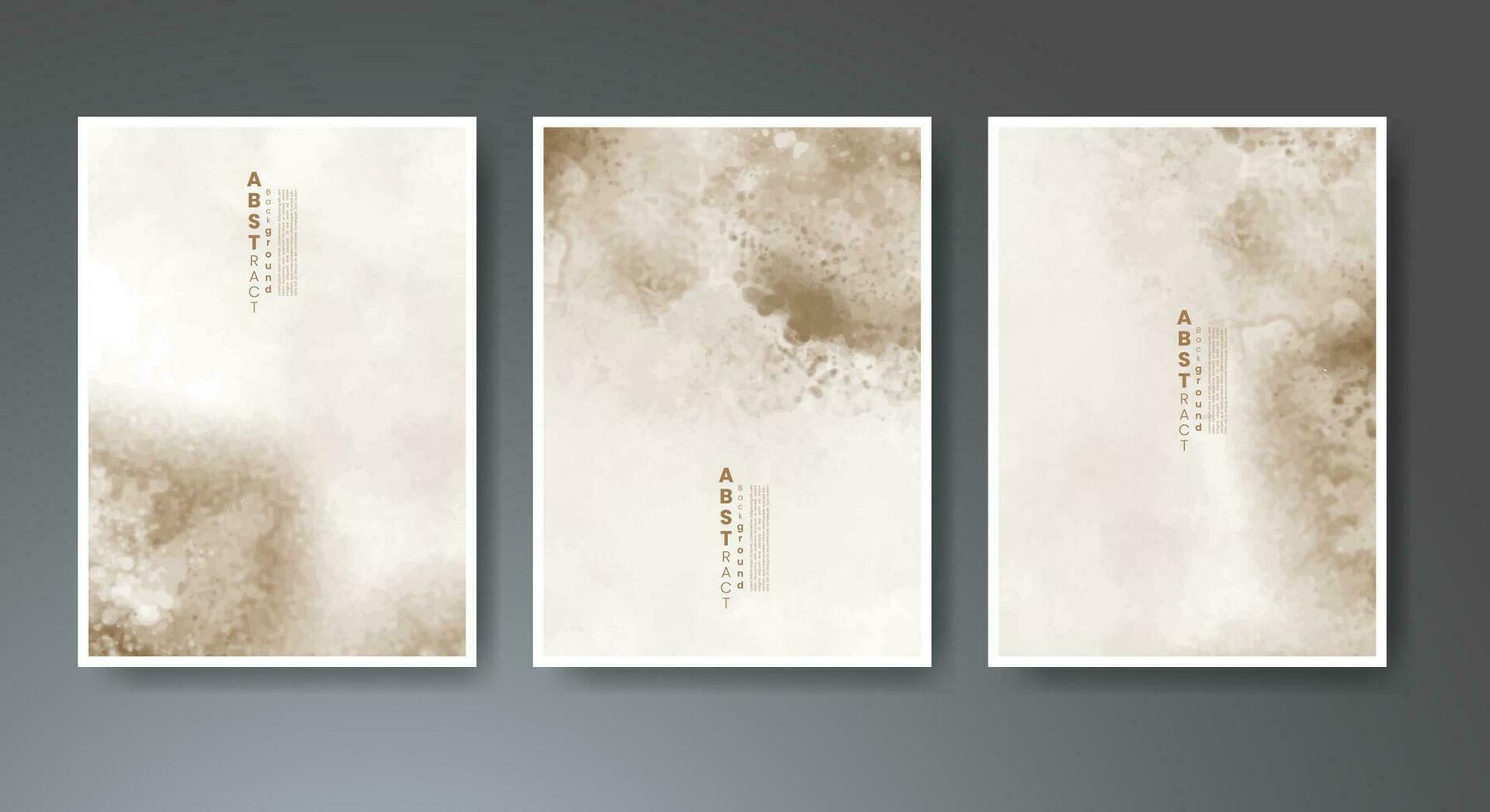 Set of soft bright watercolor background. Design for your cover, date, postcard, banner, logo. vector