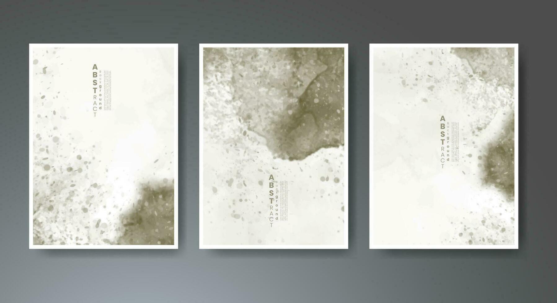Set of soft bright watercolor background. Design for your cover, date, postcard, banner, logo. vector
