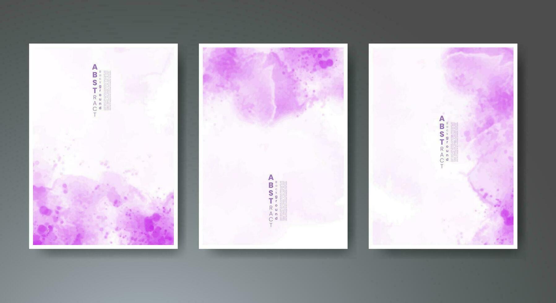 Set of soft bright watercolor background. Design for your cover, date, postcard, banner, logo. vector