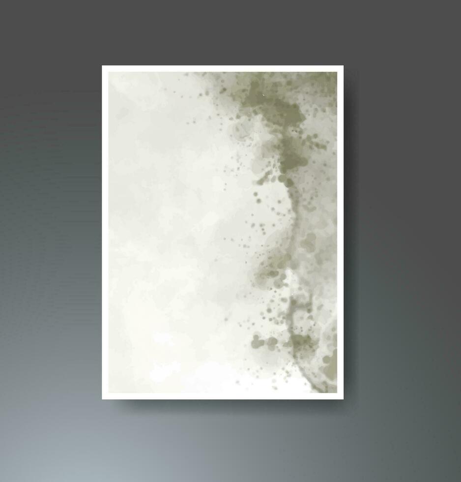 Cards with watercolor background. Design for your cover, date, postcard, banner, logo. vector