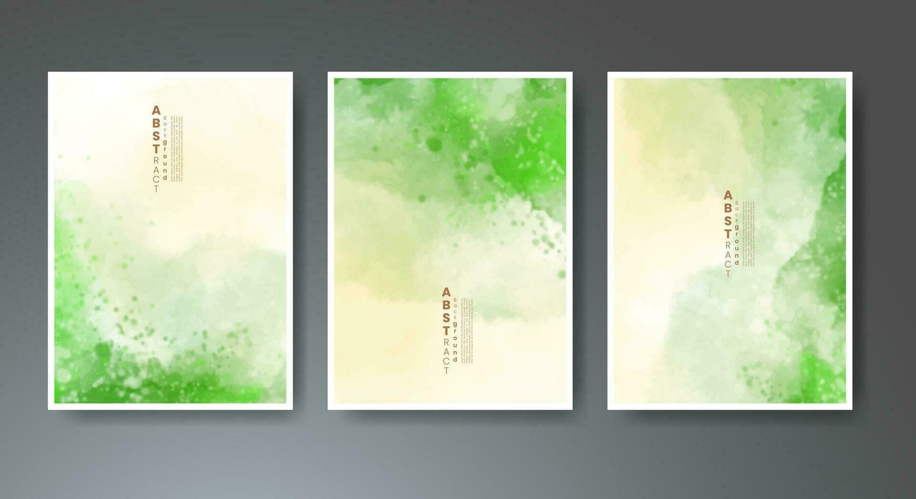 Set of soft bright watercolor background. Design for your cover, date, postcard, banner, logo. vector
