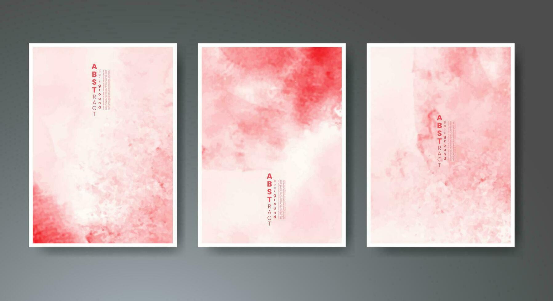 Set of soft bright watercolor background. Design for your cover, date, postcard, banner, logo. vector