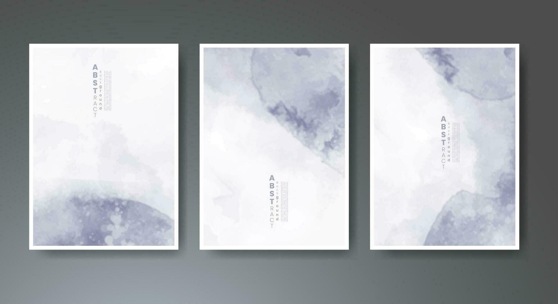 Set of soft bright watercolor background. Design for your cover, date, postcard, banner, logo. vector