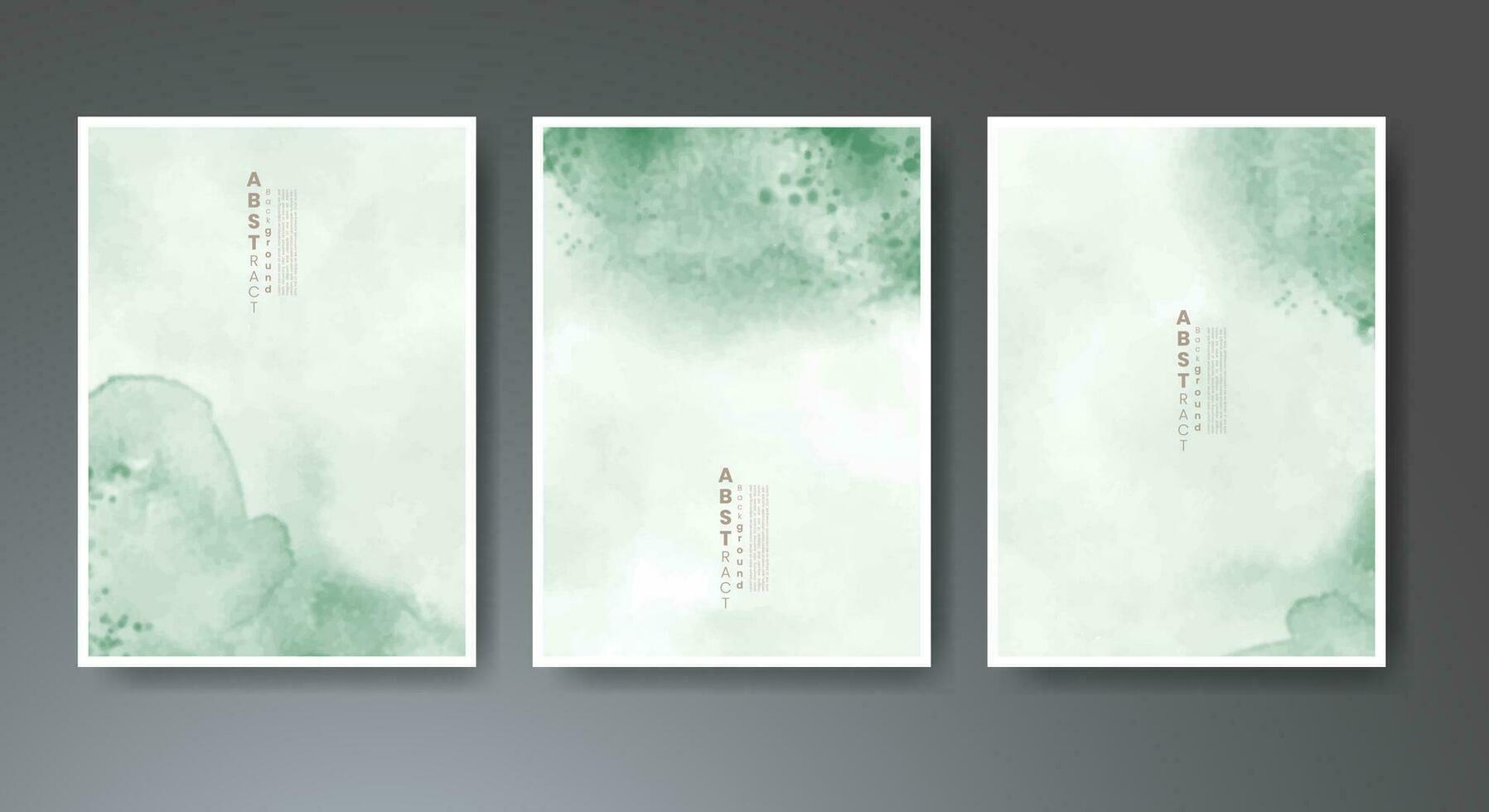 Set of soft bright watercolor background. Design for your cover, date, postcard, banner, logo. vector