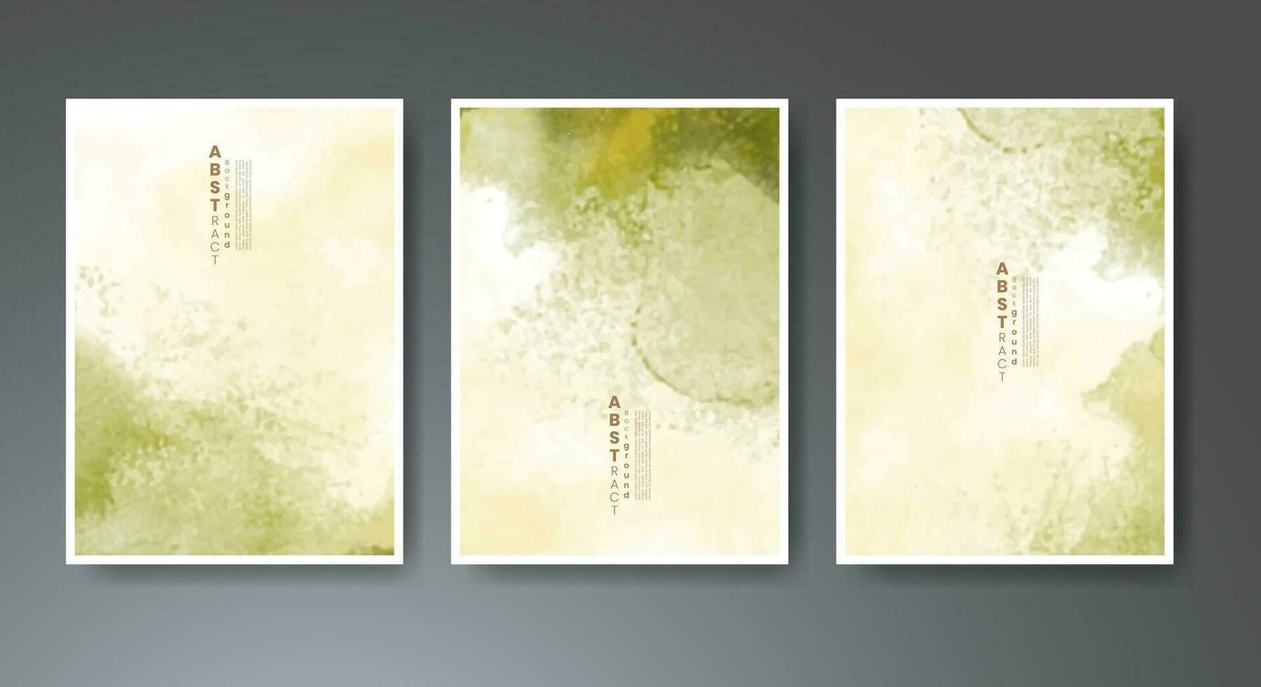 Set of soft bright watercolor background. Design for your cover, date, postcard, banner, logo. vector