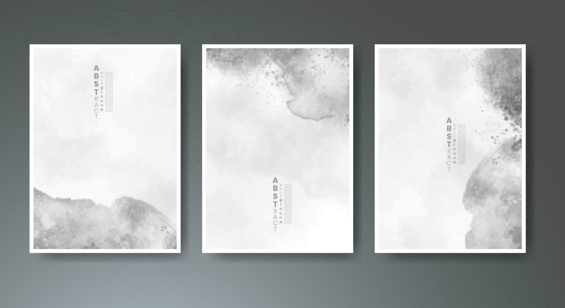 Set of soft bright watercolor background. Design for your cover, date, postcard, banner, logo. vector