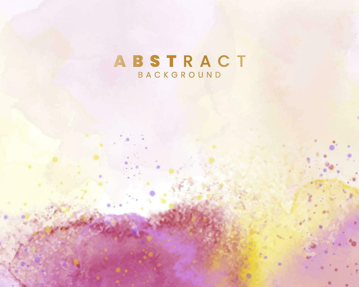 Abstract splashed watercolor background. Design for your cover, date, postcard, banner, logo. vector