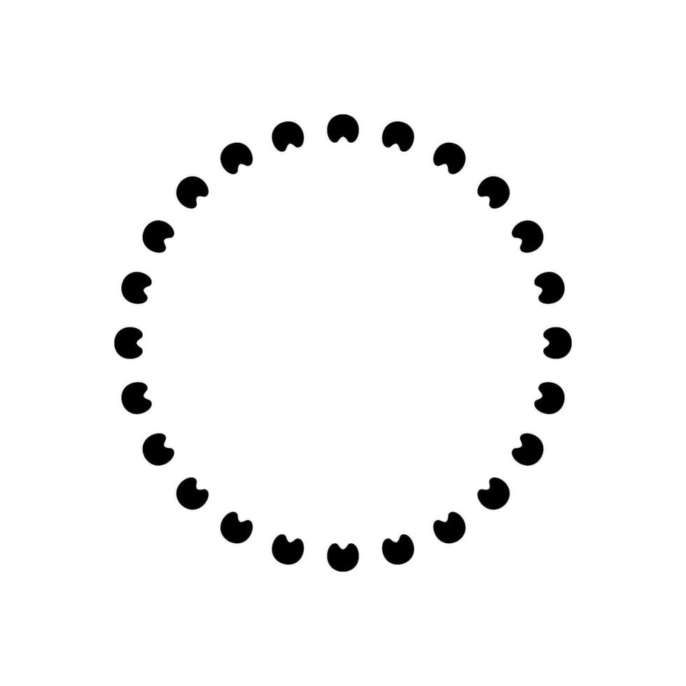 Geometrical Motive Pattern, Artistic Circle-Shaped, Monochrome and Minimalism, Modern Contemporary Mandala, for Decoration, Background, Decoration or Graphic Design Element. Vector Illustration