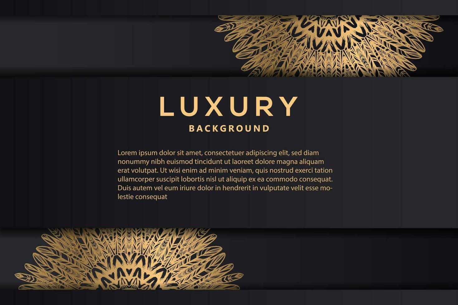 Luxury mandala background with golden arabesque pattern. ornament elegant invitation wedding card , invite , backdrop cover banner illustration vector design