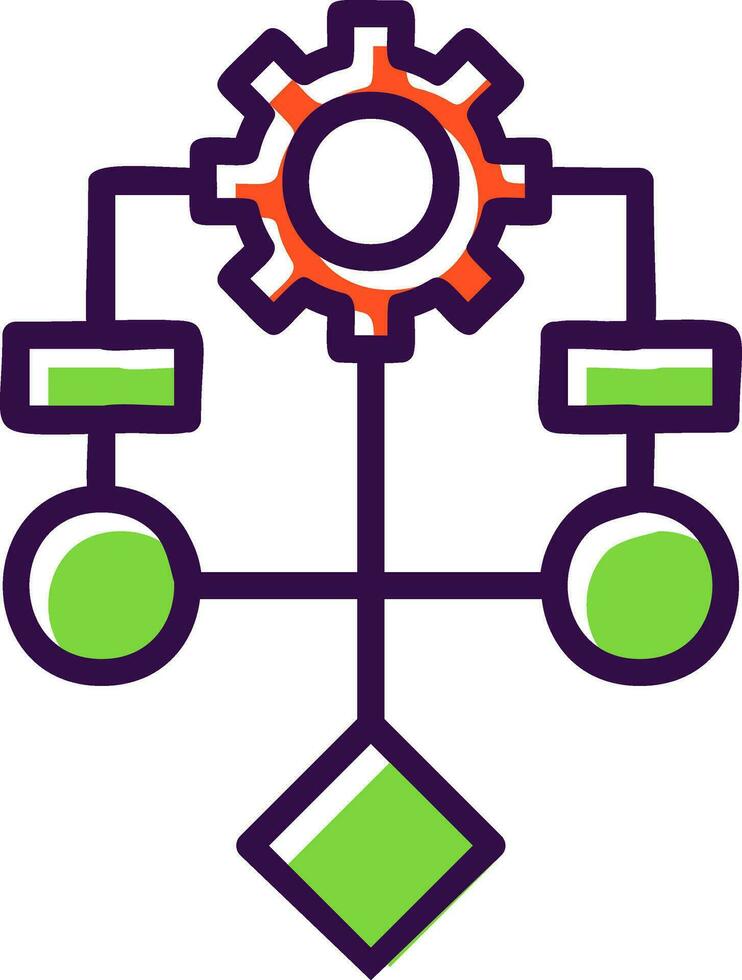 Algorithm Vector Icon Design