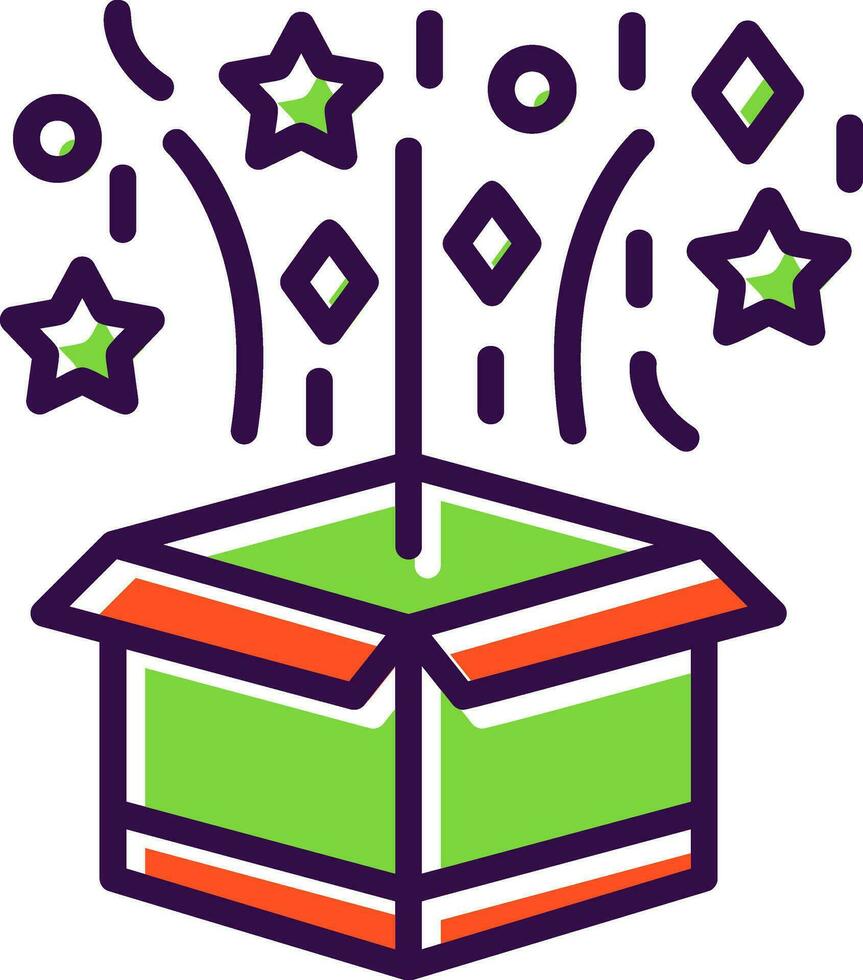 Magic box Vector Icon Design