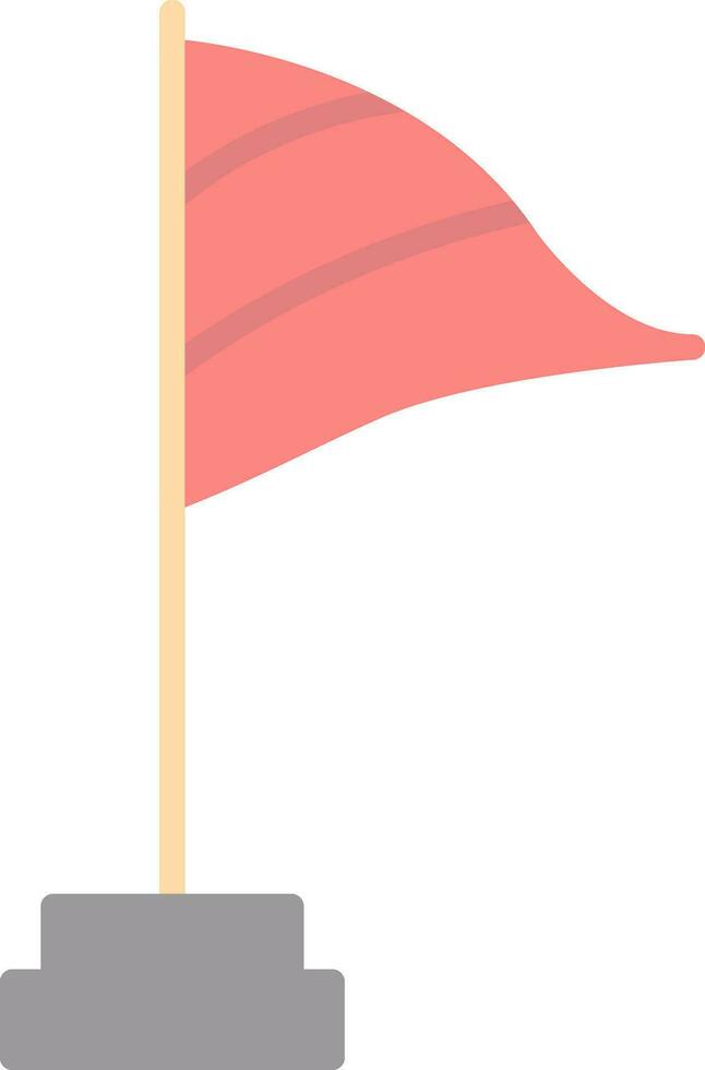 Wind flag Vector Icon Design