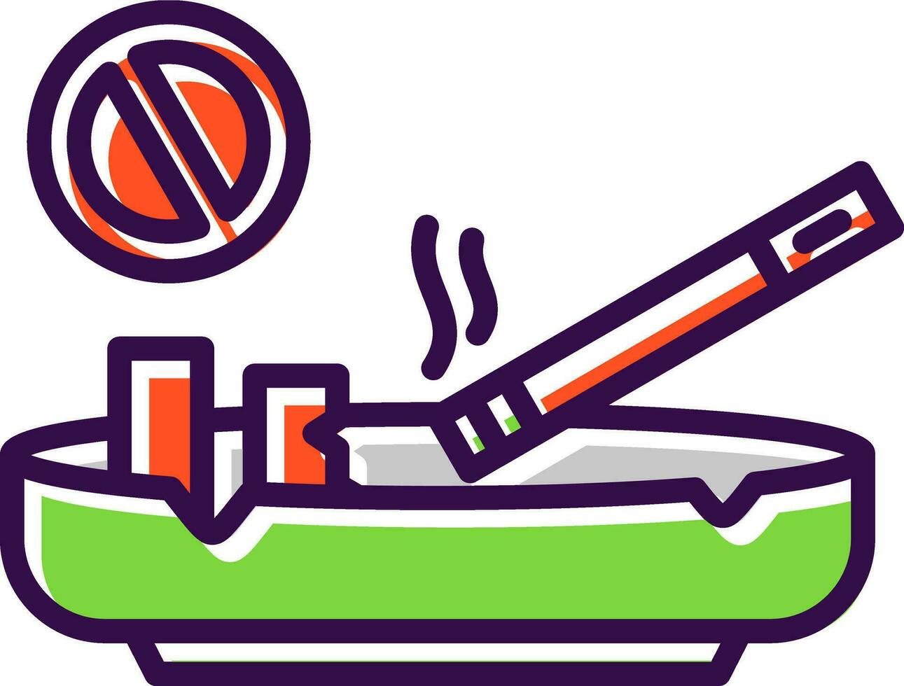 Quit smoking Vector Icon Design