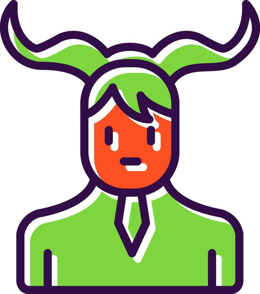 Satyr Vector Icon Design
