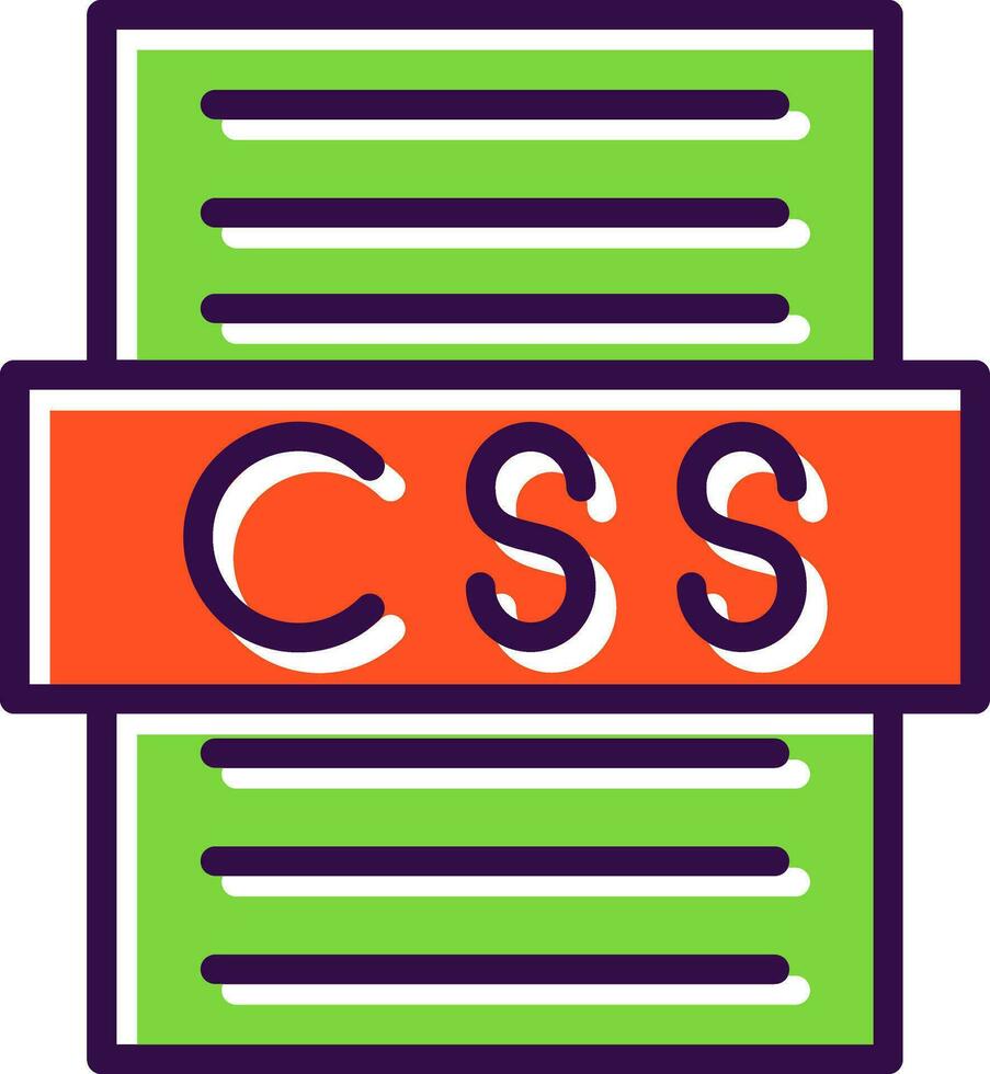Css file Vector Icon Design