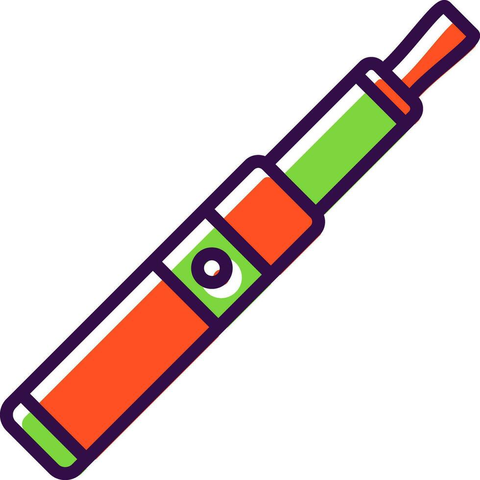 Electronic cigarette Vector Icon Design
