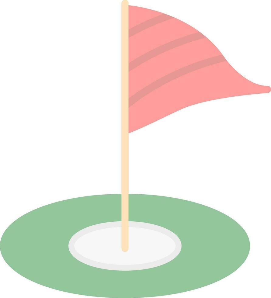 Minigolf Vector Icon Design