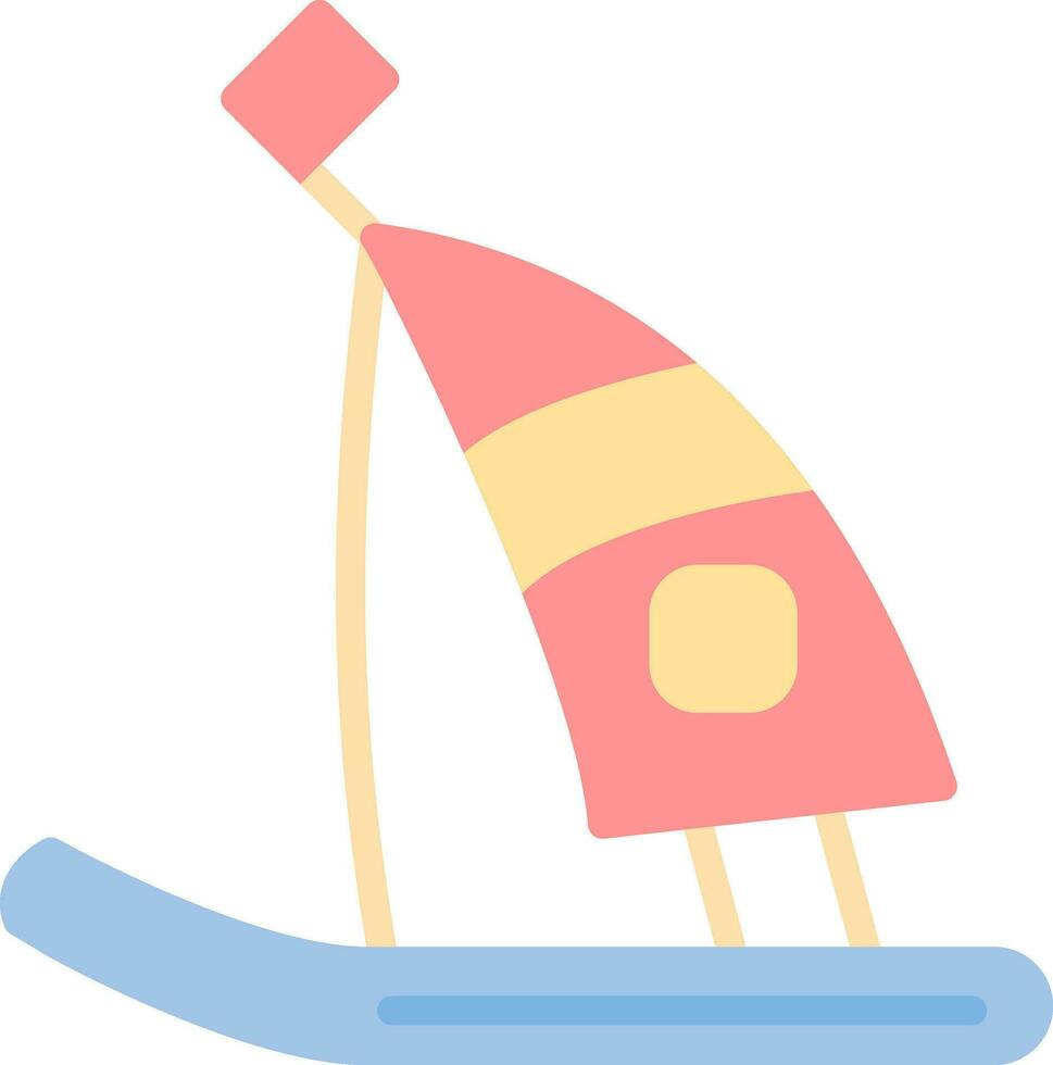 Windsurf Vector Icon Design