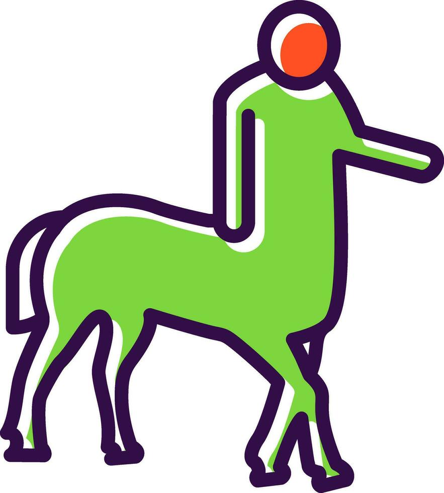 Centaur Vector Icon Design