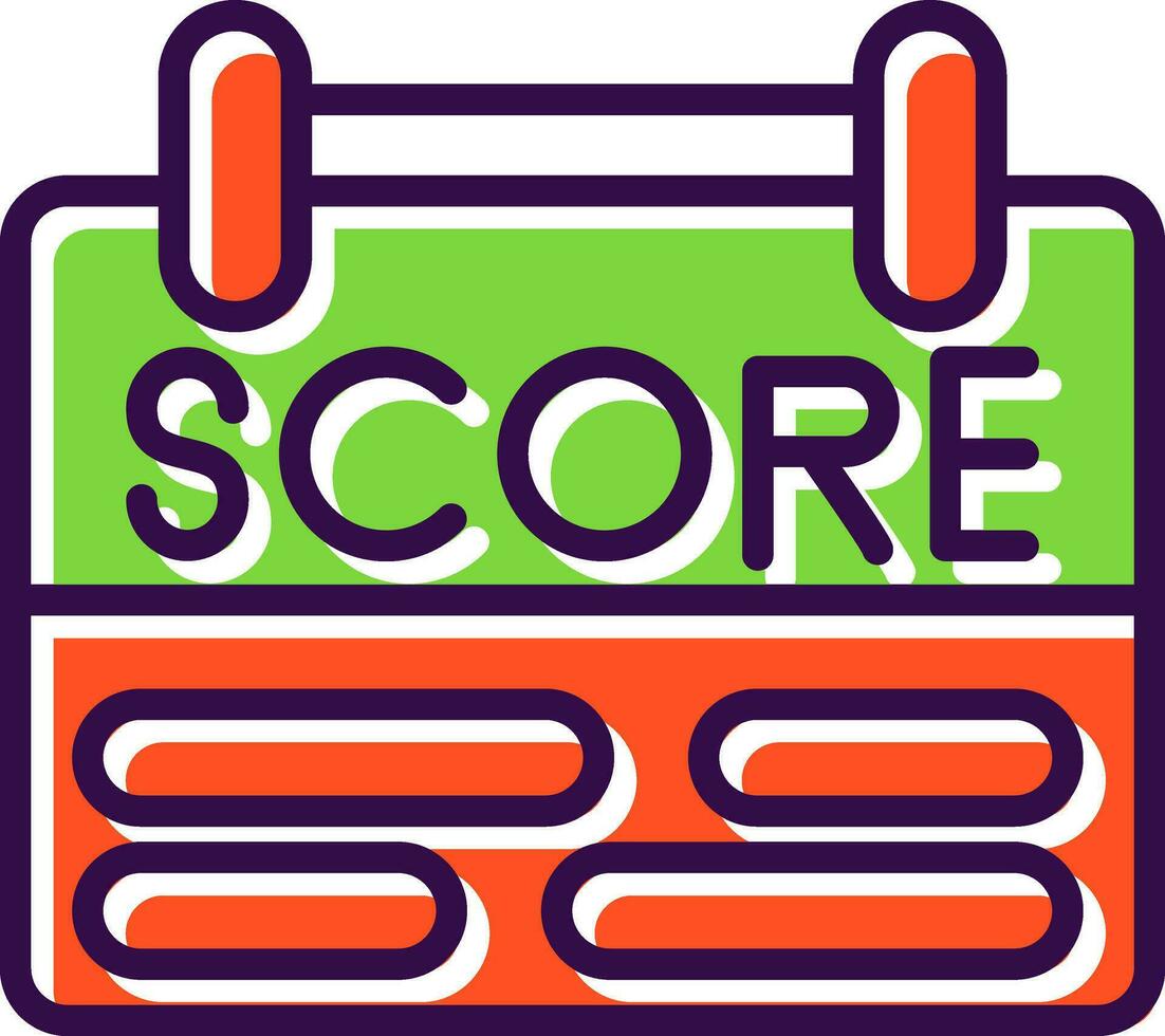 Scoring Vector Icon Design