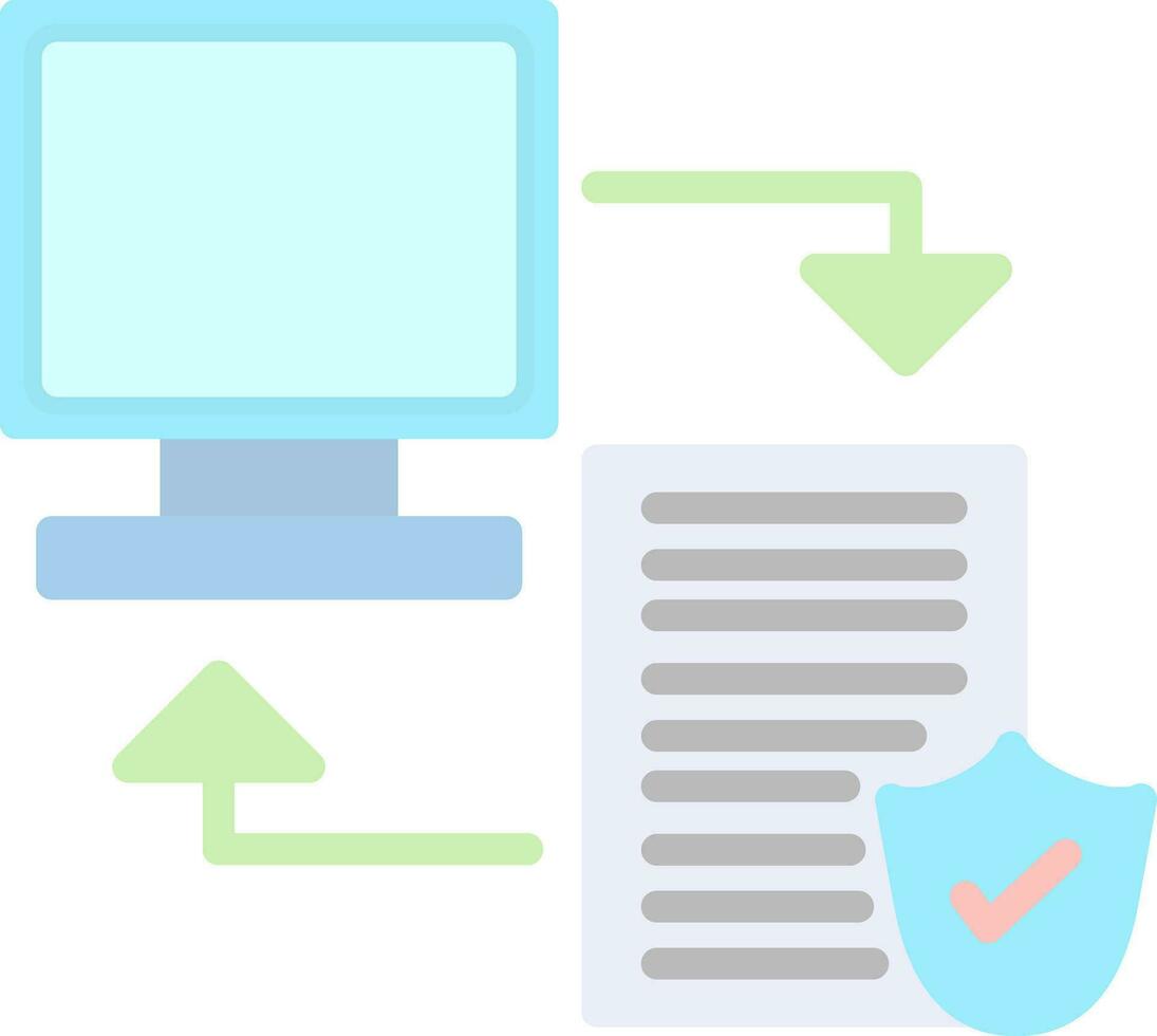 Data transfer Vector Icon Design