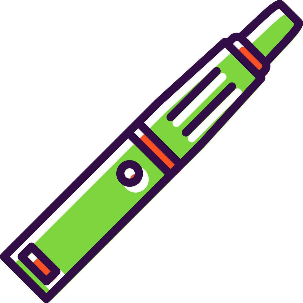 Electronic cigarette Vector Icon Design