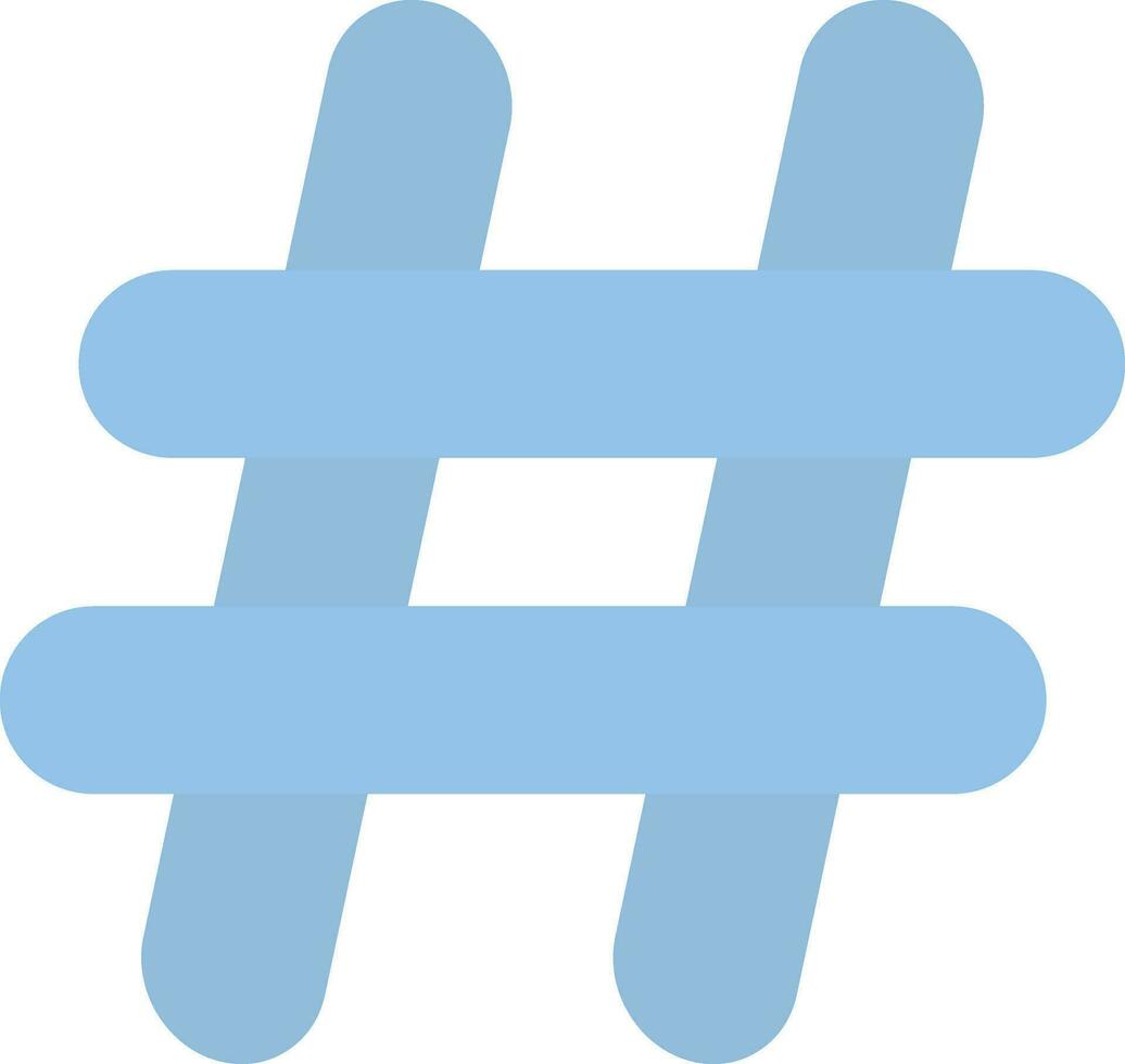 Hash tag Vector Icon Design