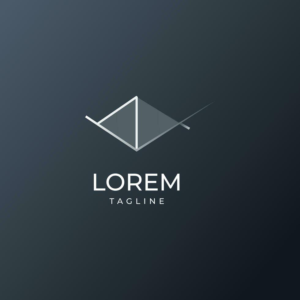 moderno y contemporáneo plano logo diseño en vector formato