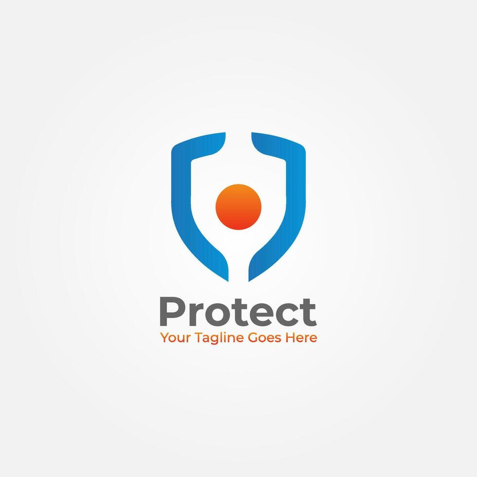 Protection Logo graphic Vector Design, Technology Logo Design