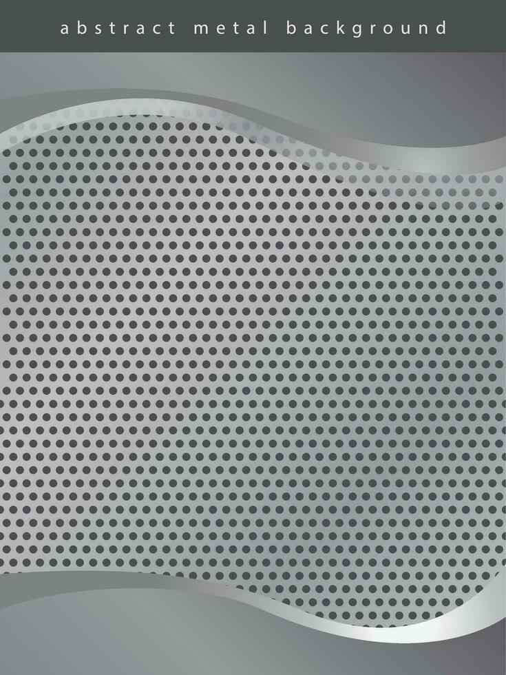 abstract metal background with dots. punching plate vector