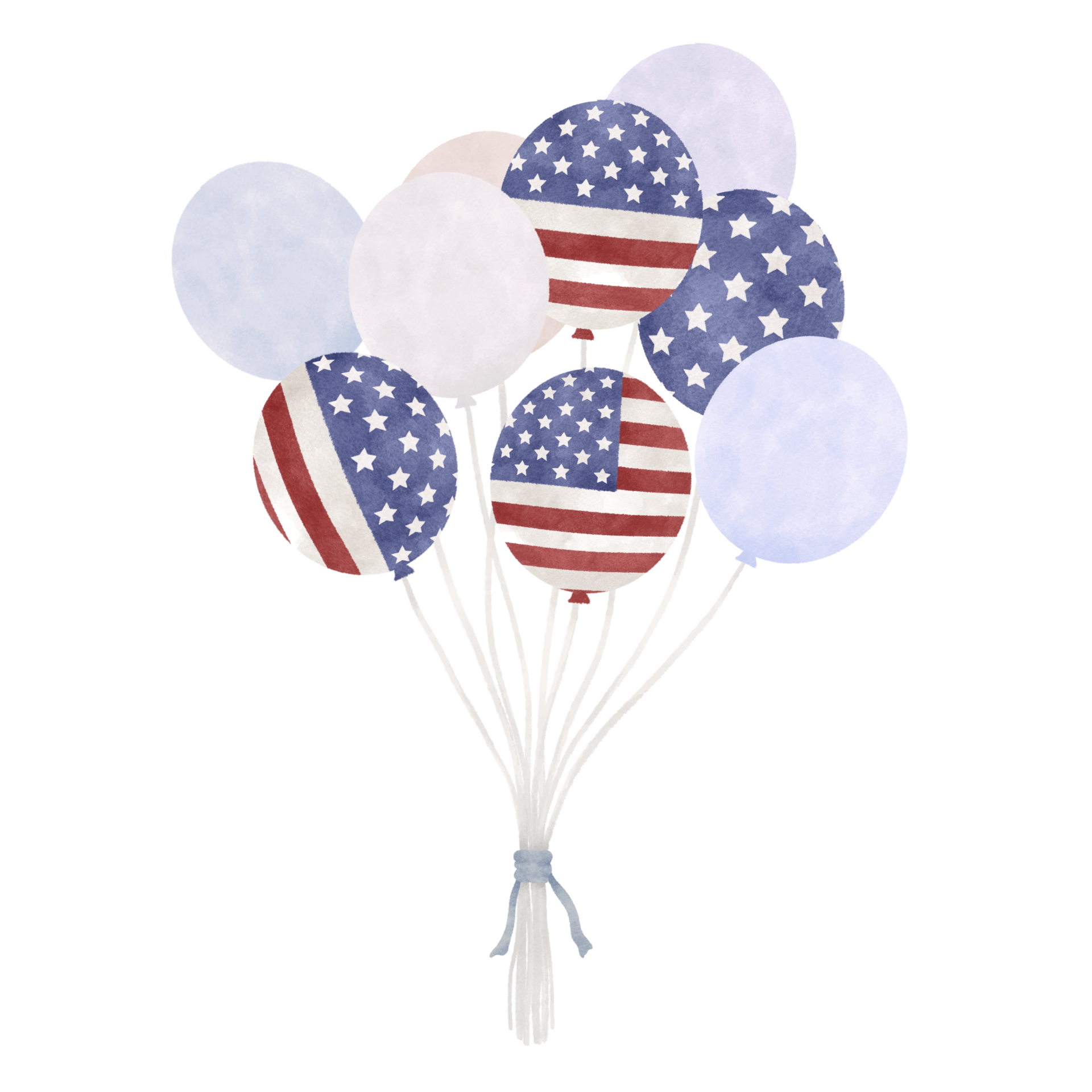 fourth of july balloon animals