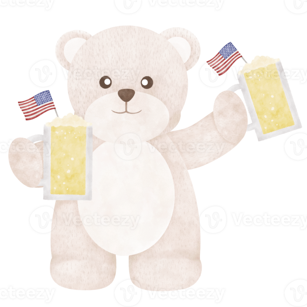 cartoon 4th of july kids