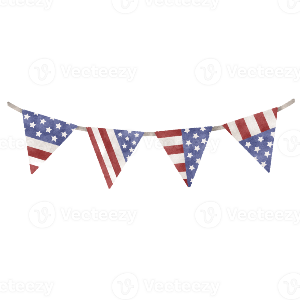 Fourth of July banner png