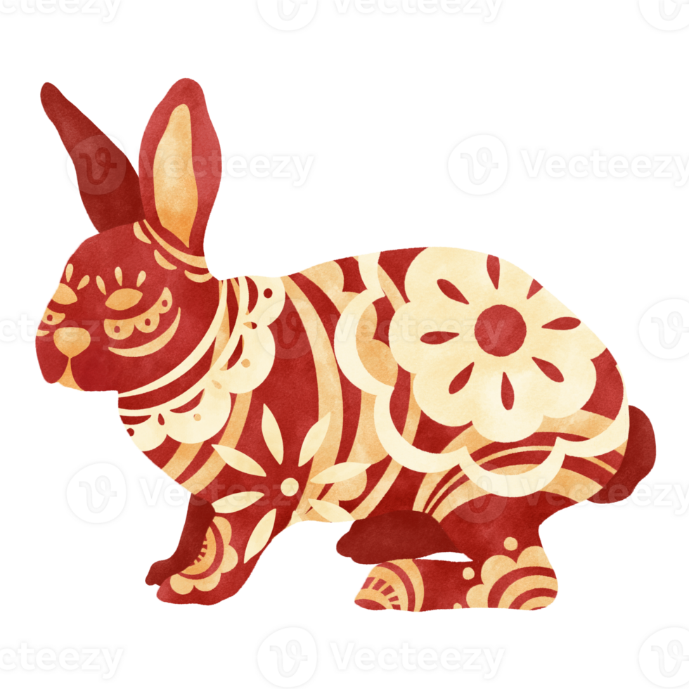 Rabbit Chinese zodiac sign happy new year png