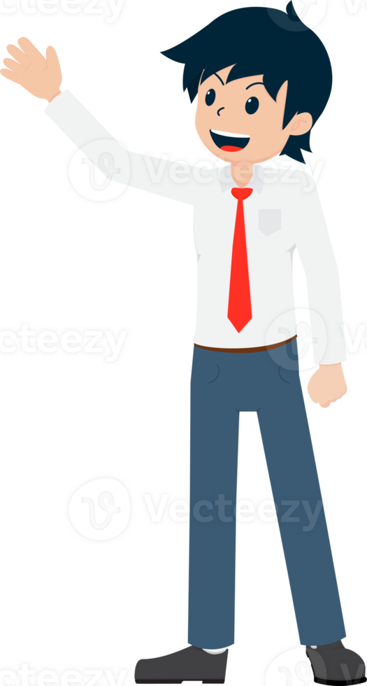 Salary Man Business Isolated Person People Cartoon Character Flat  illustration Png 25347292 PNG