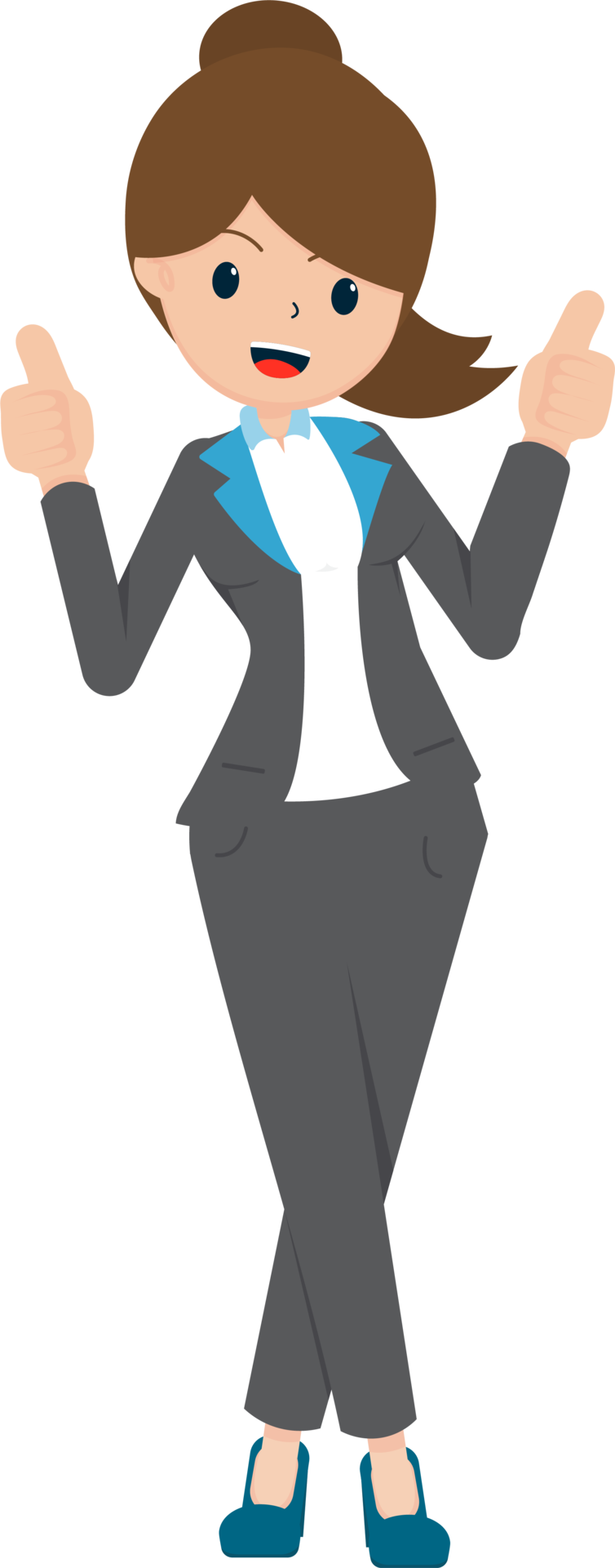 Salary Man Business Isolated Person People Cartoon Character Flat  illustration Png 25347369 PNG