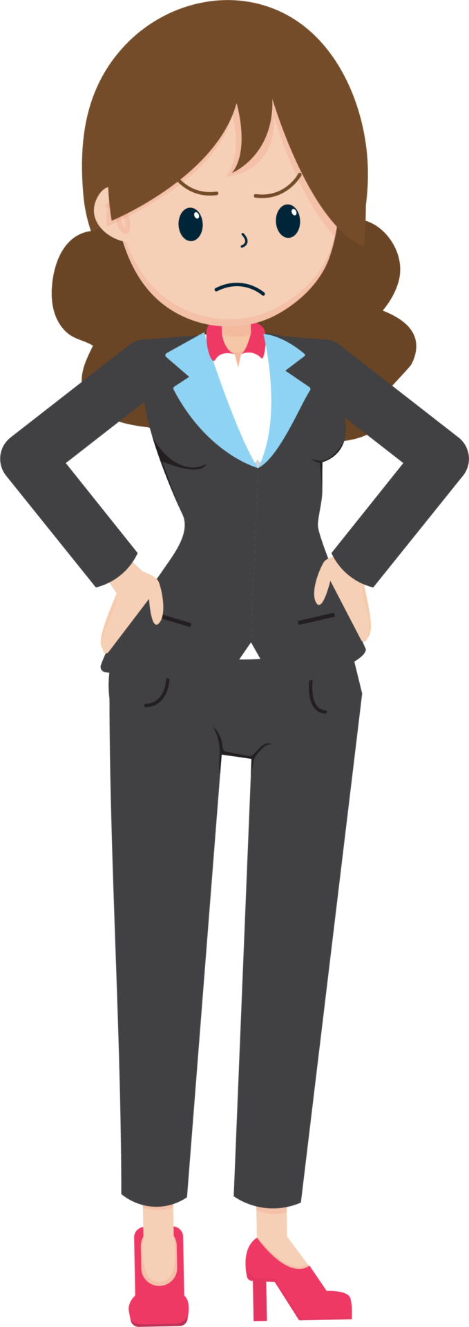 Salary Man Business Isolated Person People Cartoon Character Flat  illustration Png 25347369 PNG