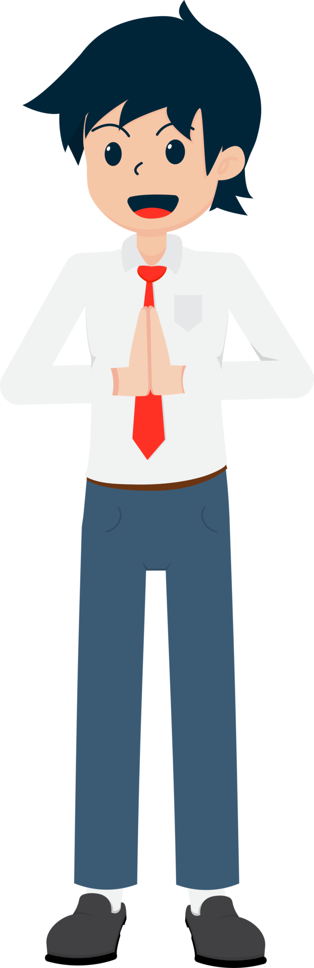 Salary Man Business Isolated Person People Cartoon Character Flat  illustration Png 25347369 PNG