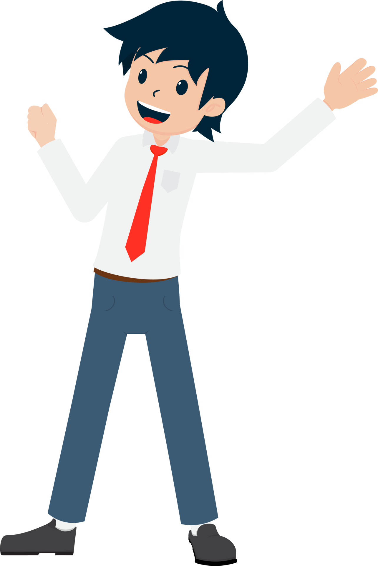 Salary Man Business Isolated Person People Cartoon Character Flat  illustration Png 25347369 PNG