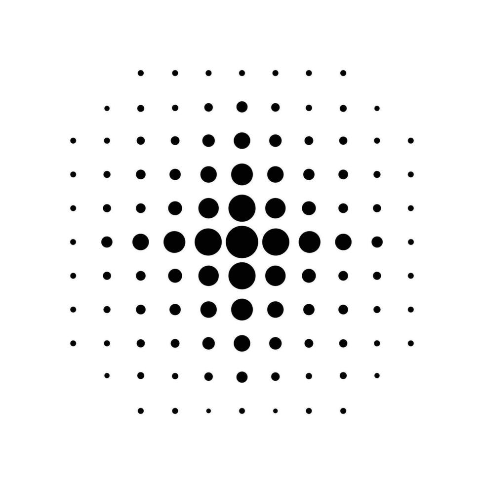 halftone texture design. retro element for comic, balloon text, frame. dot pattern sign and symbol. vector
