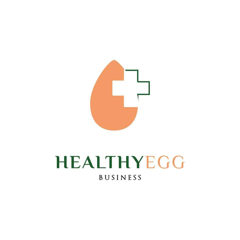 Healthy Egg Icon Logo Design Template vector