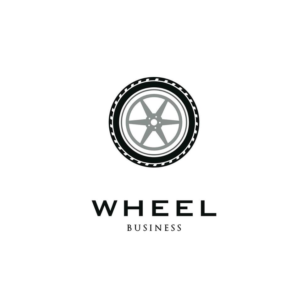 Wheel Icon Logo Design Template vector