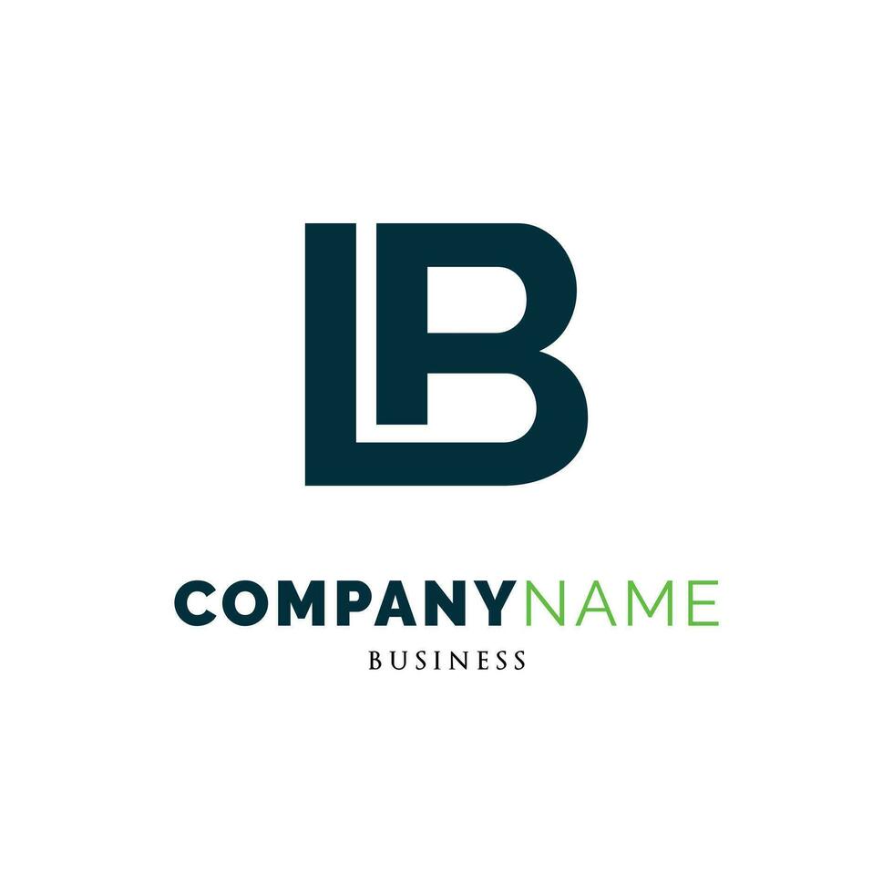 Initial Letter LB Icon Logo Design Template vector