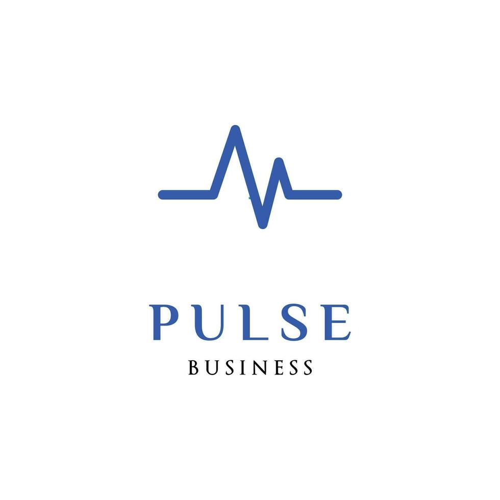 Pulse Icon Logo Design Template vector