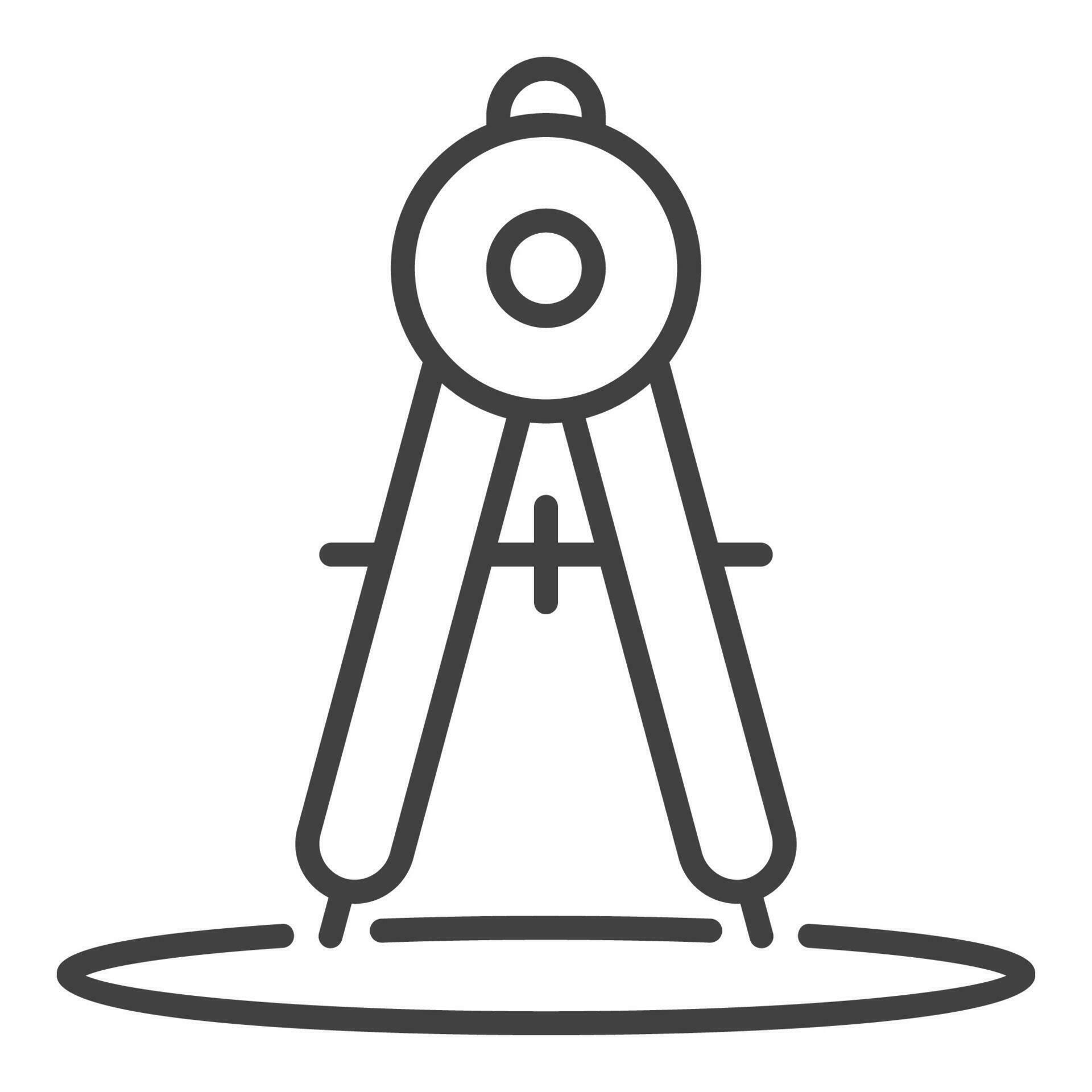 Mathematics School Compass vector Math Tool concept line icon 25348959 Vector Art at Vecteezy