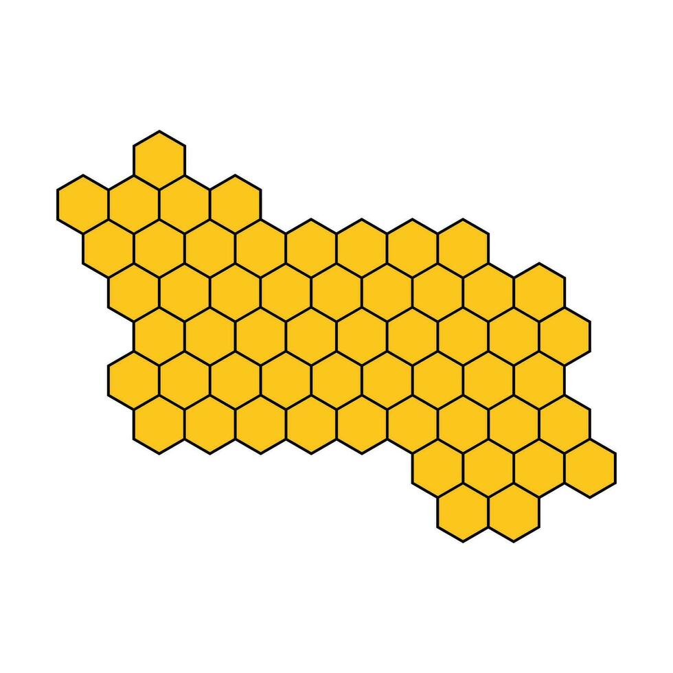 honeycomb background design. honey bee sign and symbol. vector